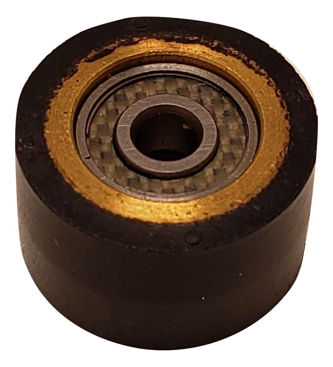 Contact Wheel Ass'y, 5/8" Dia. x 3/8" W x 3/8" I.D., Crown Face, 70 Duro Rubber - Power Tool Parts & Other